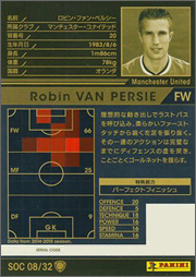 ファン・ペルシー ロビン・ファン・ペルシー | WCCF カードデータ詳細